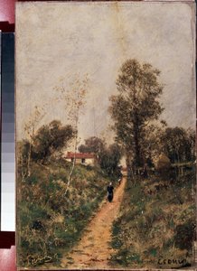 Der Pfad. Ecouen von Aleksei Petrovich Bogolyubov