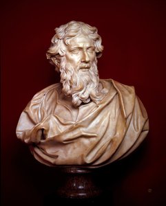 Marmorbüsten von St. Peter und St. Paul von Alessandro Algardi