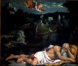 Elia schläft von Alessandro Bonvicino Moretto
