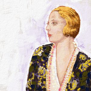 Porträt der polnischen Künstlerin Tamara De Lempicka (Illustration)
