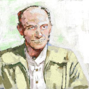 Porträt des Wissenschaftlers Enrico Fermi (Illustration)