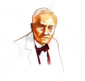 Porträt von Alexander Fleming, schottischer Biologe (1881-1955) von Alessandro Lonati