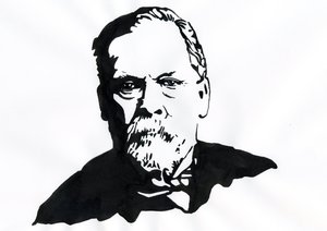 Porträt von Louis Pasteur (1822-1895), englischer Chemiker und Mikrobiologe.