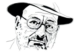 Porträt des italienischen Intellektuellen Umberto Eco (1932-2016)