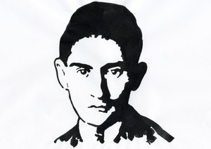 Porträt des Prager Schriftstellers Franz Kafka (1883-1924)