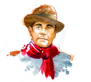 Porträt des Präfekten und Widerstandskämpfers Jean Moulin (1899-1943) von Alessandro Lonati
