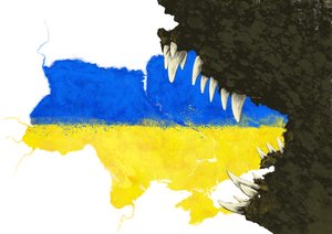 Russland greift die Ukraine an, um sie zu verschlingen, 2022 von Alessandro Lonati