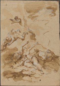 Figuren in einem Sturm
