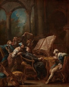Die Chorsänger von Alessandro Magnasco
