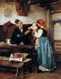 Großvater bietet an von Alessandro Milesi