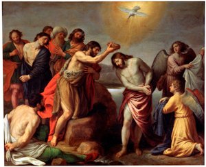 Die Taufe Christi, spätes 16. oder 17. Jahrhundert