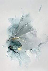 Goldener Teal-Wirbel von Alevtina Shelest