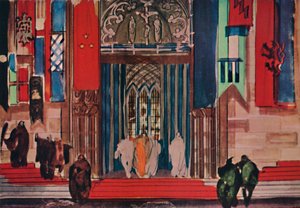Bühnenbildentwurf von Alexander Baranowsky