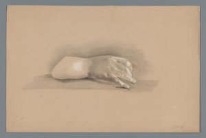 Gipsmodell einer Hand