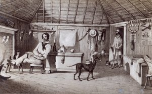 Das erste Heim des Squatters, um 1847 von Alexander Denistoun Lang