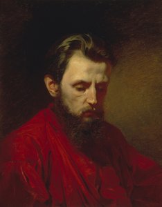 Porträt des Malers Vyacheslav Grigoryevich Schwarz 1838-1869, 1870