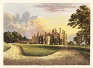 Eggesford House, Devon, England, 1880 (Gravur)