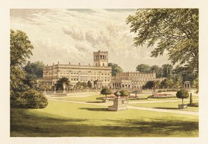 Trentham Hall, Staffordshire, England, 1880 von Alexander Francis (after) Lydon