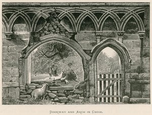 Bolton Priory, Tür und Bogen im Chor von Alexander Francis Lydon