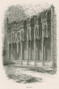 Furness Abbey, Sedilia von Alexander Francis Lydon