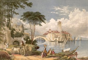 Illustration für Wordsworths Nach Verlassen Italiens