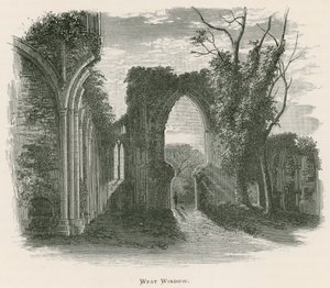 Netley Abbey, Westfenster von Alexander Francis Lydon