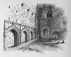 Die Kreuzgänge, Melrose Abbey, ca. 1880, 1897 von Alexander Francis Lydon
