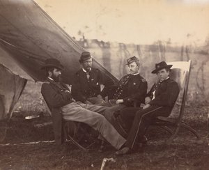 [Vier Offiziere], ca. 1864 von Alexander Gardner