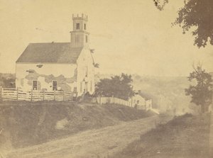 Lutherische Kirche, Sharpsburgh, Maryland, September 1862, 1862 von Alexander Gardner