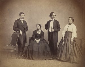 Königin Emma von Hawaii und ihr Gefolge, 1865