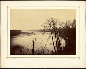 Ansicht am Kansas River in der Nähe von Stranger, Kansas von Alexander Gardner