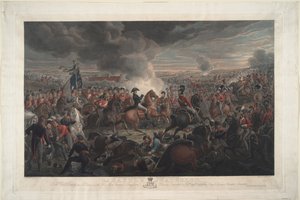 Die Schlacht von Waterloo von Alexander Ivanovich Sauerweid