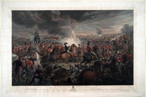 Die Schlacht von Waterloo von Alexander Ivanovich Sauerweid