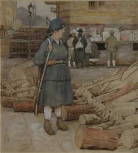 Eine Milizfrau, 1920