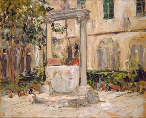 Kreuzgang des Dominikanerklosters, Dubrovnik, frühes 20. Jahrhundert von Alexander Jamieson