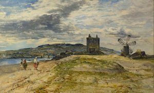 Broughty Castle, ca. 1860