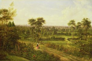 Blick auf London von Denmark Hill