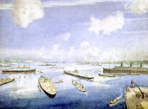 Kriegsschiffe auf dem Gair Loch