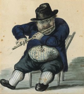 Porträtkarikatur des Architekten Giacomo Quarenghi 1744-1817, 1811
