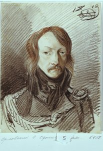 Porträt von Alexei Pawlowitsch Lanskoi 1789-1855, 1813