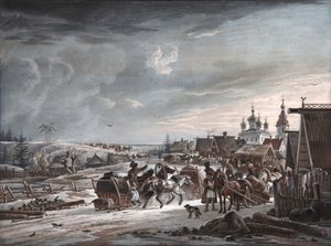 Winter, 1825 von Alexander Osipovich Orlowski