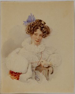 Porträt von Yekaterina Pavlovna Bakunina, 1795-1869, vor 1832