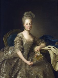 Porträt von Hedwig Elisabeth Charlotte von Holstein-Gottorp (1759-1818) von Alexander Roslin