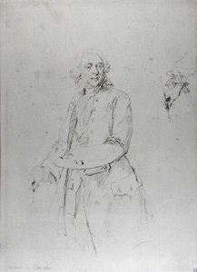 Porträt von Francois Boucher (1703-70) von Alexander Roslin