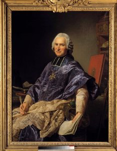 Porträt von Joseph Marie Terray (1715-1778) Abt von Molesmes, Minister