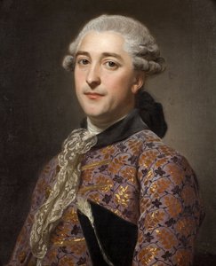 Porträt von Prinz Wladimir Borissowitsch Golizyn 1731-1799, 1762 von Alexander Roslin