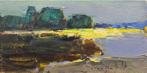 Lebendige Abstrakte Landschaft