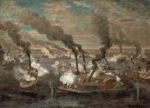 Große Seeschlacht von Memphis, Tennessee am 6. Juni 1862 von Alexander Simplot