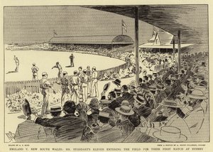 England gegen New South Wales; Mr. Stoddarts Elf betritt das Feld für ihr erstes Spiel in Sydney