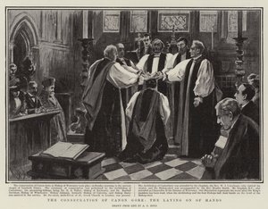 Die Weihe von Kanon Gore, das Auflegen der Hände von Alexander Stuart Boyd